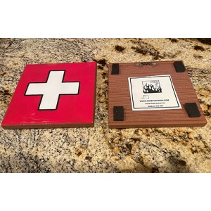 Swiss Flag Trivet Tile